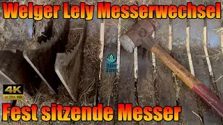 Festsitzende Messer bei Welger Lely Schneidwerk hier 25 Messer verbaut in z.b. RP535 RP160V RP445