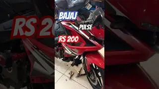 Bajaj pulse rs200cc #bajaj #pulse #rs200 #red #fix #vibrations #opening #motorcycle #bajajpulsar