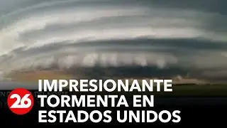 Impresionante tormenta en EEUU