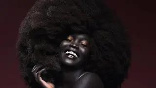 The Darkest Model in the World is from South Sudan, Nyakim Gatwech