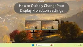 How to Quickly Change Your Display Projection Settings | Windows 11 Keyboard Shortcut