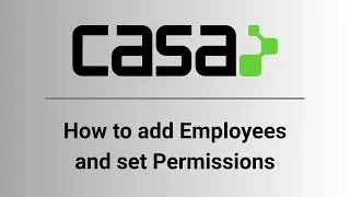 Employees and Permissions - CASA POS Setup