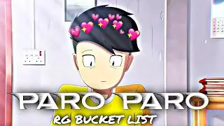 NEJ PARO PARO - Rg Bucket List  🛐🖤 || Alight Motion Edit 📱@RGBucketList