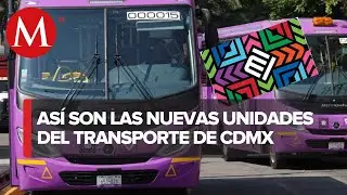Inician operaciones nuevas unidades de transporte público en la CdMx