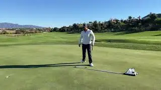 ALMOST MADE MY FIRST BIRDIE ON HOLE 18 AT THE OAKS CLUB AT VALENCIA!!! #golf #golfer #golfcourse