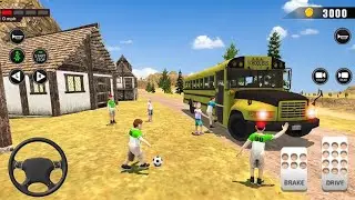 Offroad School Bus Driver Game 2023 | Android Gameplay