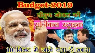 Highlights of budget 2019 in Hindi