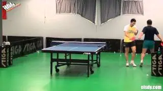 Table Tennis Training - MA Long, MA Lin Practice