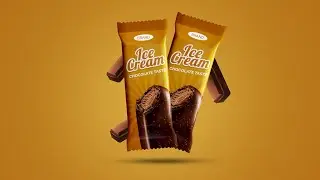 Ice Cream Packaging Design | Photoshop Tutorials