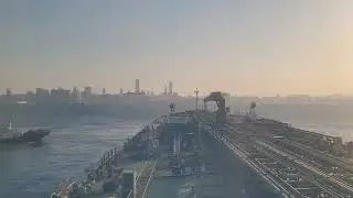 DEPARTURE FROM PORT DALIAN, CHINA | TANKER TIMELAPSE