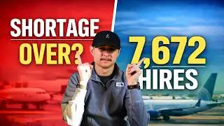 Is the Pilot Shortage Over? 7,672 Major Airline Pilot Hires in 2026
