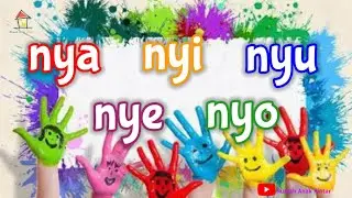 BElAJAR MEMBACA NY  nya nyi nyu nye nyo tanpa mengeja