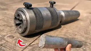 External Threading Made Easy with a Homemade Die Holder | Making Threads DIE Holder on Lathe