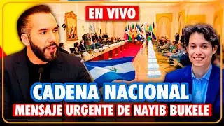 🚨 CADENA NACIONAL: Nayib Bukele sorprende a todos los salvadore&ntilde;os con impactante mensaje urgente