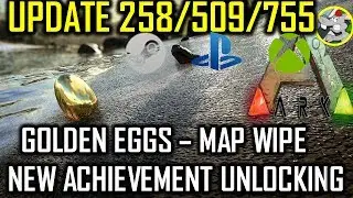 ARK Update 258 Info - Mini Map Wipe - Golden Eggs? Hyaendon Bags - Achievements Unlocking