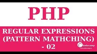 Php Core : 38 : Regular Expression (Pattern Matching) - 02