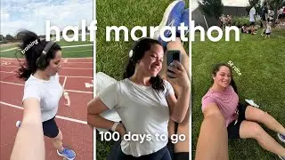 Training for My First Half Marathon as a Beginner | 100 Days To Go