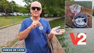 &iexcl;INCRE&Iacute;BLE TAPITA DE LE&Oacute;N para PESCAR como NUNCA! 😱🎣 (&iexcl;DOS CARNAS a la VEZ!)