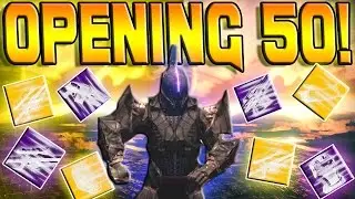 Destiny - OPENING 50 EXOTIC/LEGENDARY ENGRAMS! THE SEARCH FOR 310S!