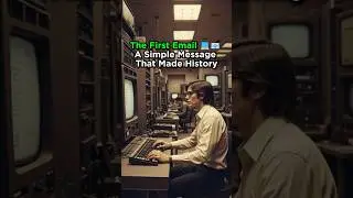 The First Email 💻📧 A Simple Message That Made History #history #shorts