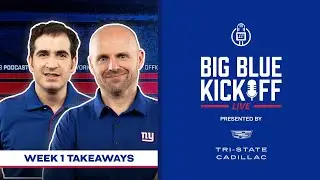 Week One Takeaways | Big Blue Kickoff Live | New York Giants