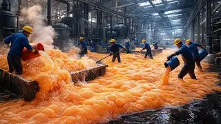 From Liquid To Massive Solid Foam | Amazing Manufacturing Process
