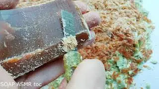 ASMR DRY old soviet soap/ SOAP CUTTING/no talking