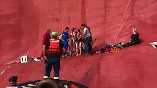 Rescued crew members recovering at hospital