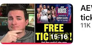 AEW Couldn&rsquo;t Give Free Tickets Away (Response Video)