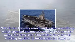 Navy identifies three sailors lost in pacific ocean crash