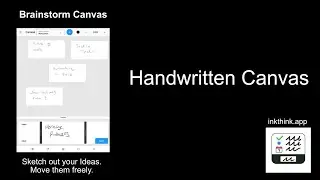 InkThink Canvas - Handwritten Canvas App