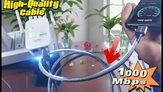 USB Type-C to RJ45 Ethernet Adapter 🔥 1000Mbps Speed Test | Laptop, Mobile & PC