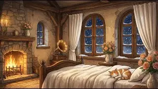 A Snowy January Evening ❄️ 1940s Classic Oldies Radio | Relaxing & Nostalgic