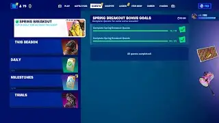 Fortnite - How To Complete ALL Spring Breakout Daily Quests