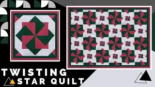 How To Make Twisting Star Quilt Design | Cushion Cover Design | Faliya ki Design | #patchwork