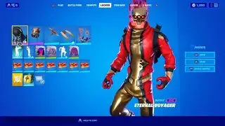 Insane Gold and Red Eternal Voyager Combination (Fortnite)
