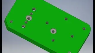 Autodesk Inventor Horizontal Stirling Engine part 1