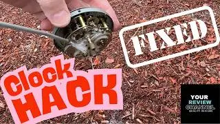 Clock Stop Running Cleaning Hack and How To Oil Your Clock