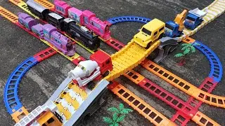 Find and assemble classic diesel train adaptations, Thomas and Friends trackmaster trains