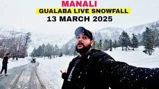 Manali Latest Video || Today live snowfall gulaba snow Point