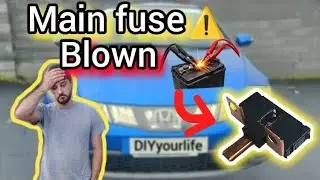 Jump-Starting a Car WRONG Can Blow Your Main Fuse! (HONDA Multiblock Fuse Explained & Fixed)