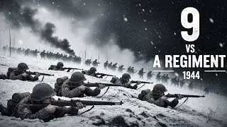 How Nine American Soldiers Stopped a German Regiment in WWII | WW2