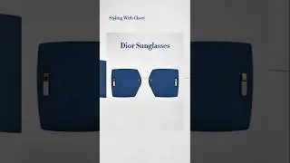 Dior Sunglasses #dior #blue #sunglasses #accessories #style #fashion #stylingwithcheri