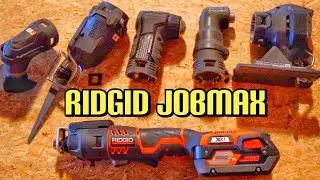 Ridgid Jobmax Multi Tool 18-Volt And Head Attachments Review