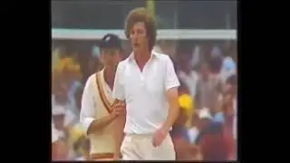 ALAN BORDER out Caught Bob Taylor Bowled Bob Willis 115 Perth 1979/ 80