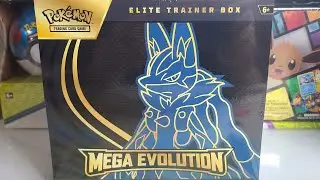 Открытие коробки с элитным тренером Mega Evolution Lucario