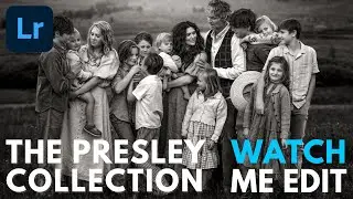 The Presley Collection Black & White Lightroom Presets -  Full Mid Key Edit