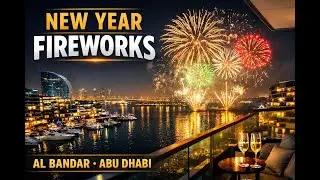 New year fireworks from my home #uae #abudhabi #dubai #travel #marathi #newyear #fireworks #trending