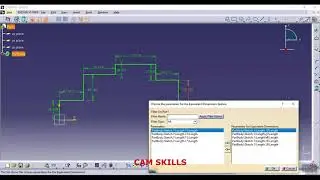 How to make equal length line and equal radius circle in CATIA using equivalent dimensions