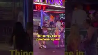 Benidorm square nightclub strip #benidorm #square #benidormnightlife #party #cafebenidorm